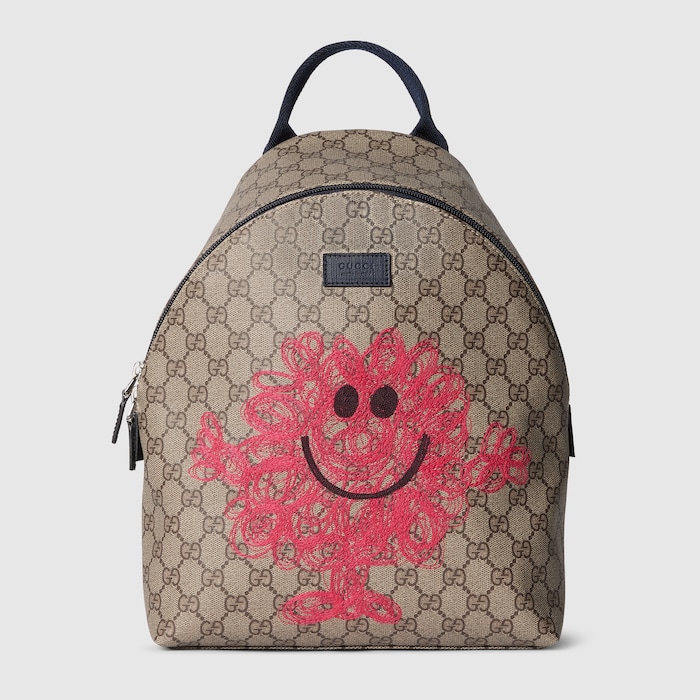 コレクション NOVELTY Gucci Backpack(sale only today) GUCCI New PINK Psychedelic GG Supreme Monogram Canvas Backpack Bag