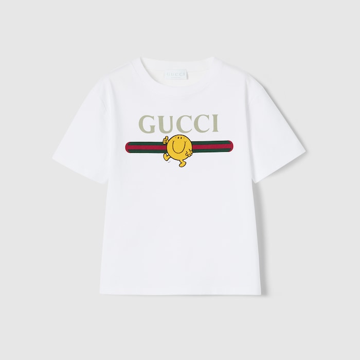チルドレンズ〕プリント コットン Tシャツ ・ホワイト | GUCCI公式 チルドレンズ〕プリント コットン Tシャツ ・ホワイト | GUCCI公式