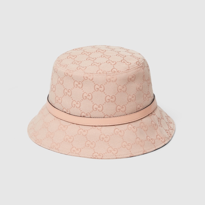 GG canvas bucket hat in pink | GUCCI® US