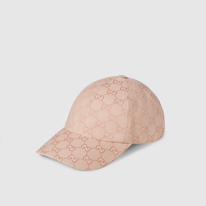 GG canvas baseball hat in pink | GUCCI® US