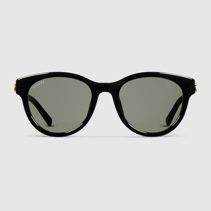 ラウンドフレーム サングラス ・ブラック | GUCCI公式