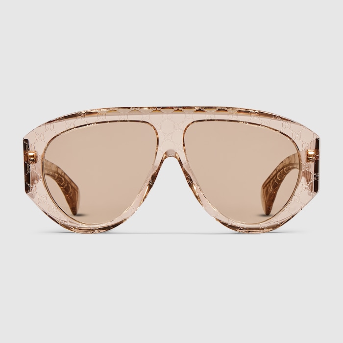 GUCCI グッチ　ゴールドラメ　トップス　ノースリーブ GGコットンラメ ファブリック カーディガン ・ブルー/ゴールド