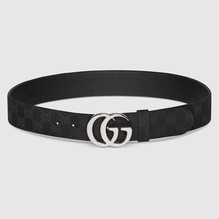 GUCCI GGスプリーム キャンバス ベルト GGエンブレム〕ベルト