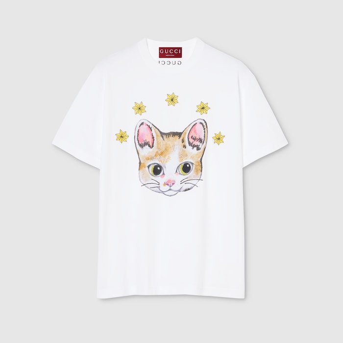 日本限定 ヒグチユウコ コットンジャージー Tシャツ ・ホワイト