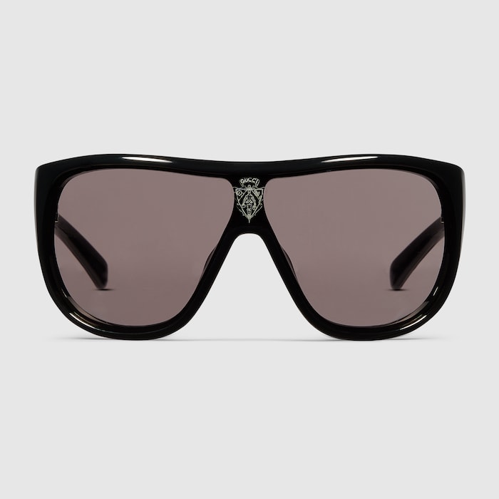 マスクフレーム サングラス ・ブラック GGキャンバス | GUCCI公式