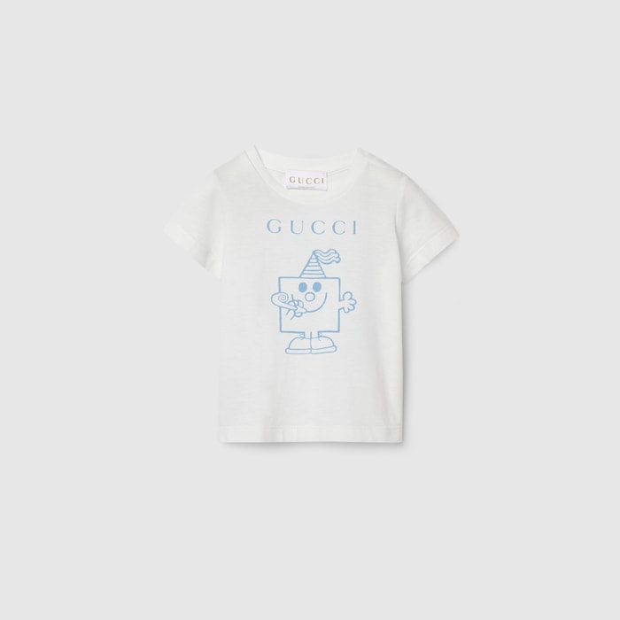 【新品未使用】GUCCI キッズTシャツ Baby cotton T-shirt with print in white | GUCCI® ZA