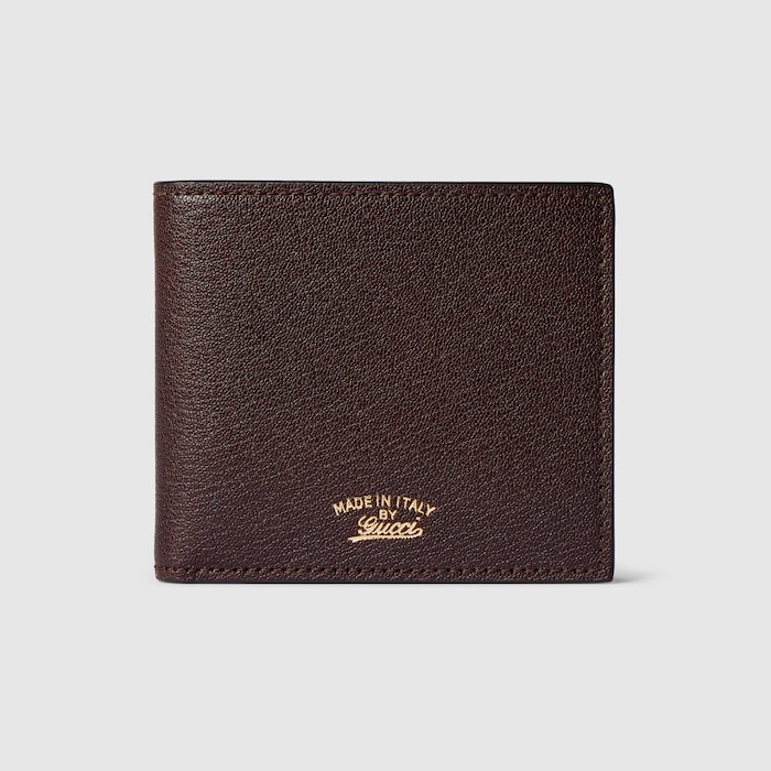 リラ〕コインウォレット ・ダークブラウン レザー | GUCCI公式