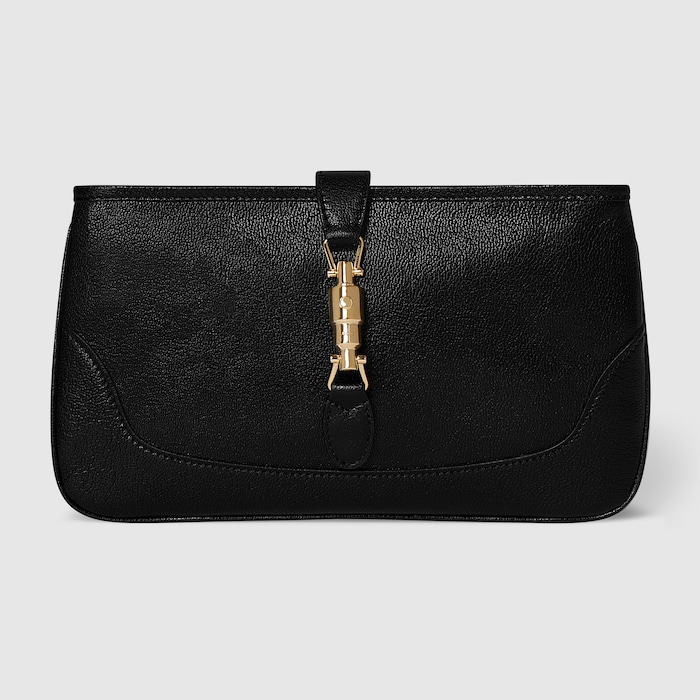 グッチ ジャッキー〕スモール ポーチ ・ブラック レザー | GUCCI公式