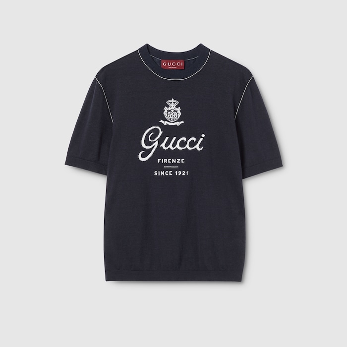 Gucci ラガーシャツ Authentic Gucci T-Shirt Football Logo 1921 Maison De L'Amour