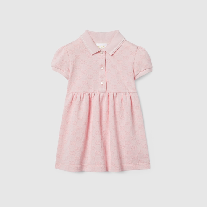 GUCCIキッズドレス ベビー〕GGコットン ドレス ・ライトピンク | GUCCI公式