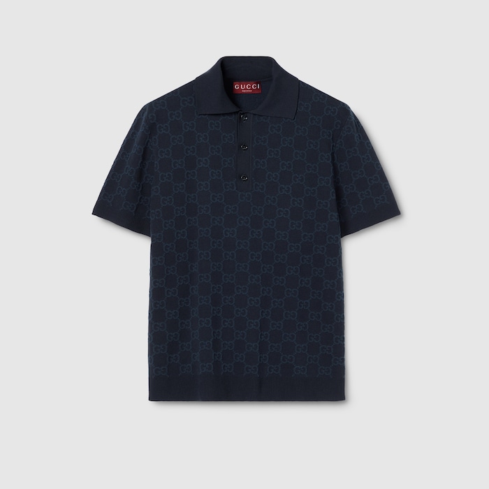 GUCCI ストライプポロシャツ XL GUCCI - GUCCI ストライプ コットン ポロシャツ グッチ XL レシート