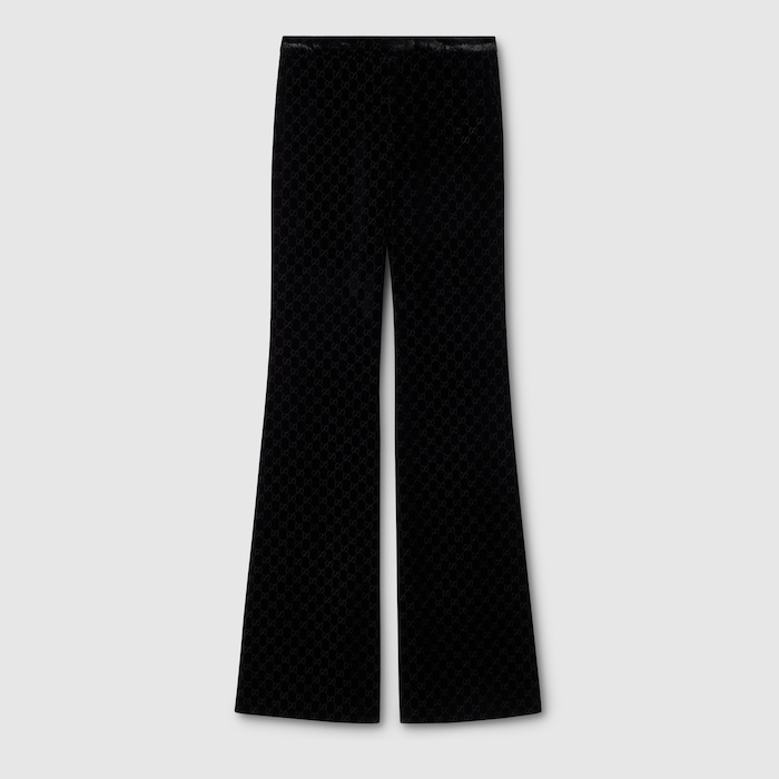 GUCCI ダークグレー フレアスラックス 中古・古着通販】GUCCI (グッチ) オールドフレアスラックス ブラック