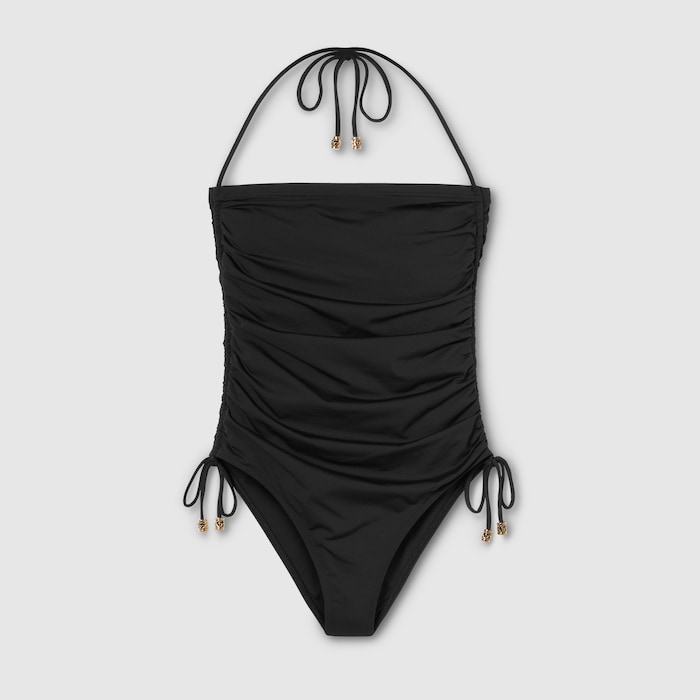 Jersey bodysuit in black | GUCCI® ZA