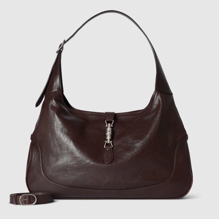 グッチ ジャッキー 1961〕ラージ クロスボディバッグ ・ダークブラウン