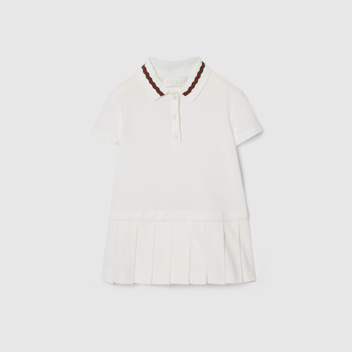 gucci white mini dress Gucci Cotton Poplin White Mini Dress