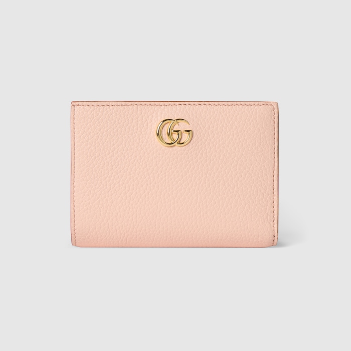 日本限定✨️GUCCI 2つ折り財布 ダブルG フローラ 総柄 ピンク 日本限定 ダブルG バイカラー スモールウォレット ・ライトピンク