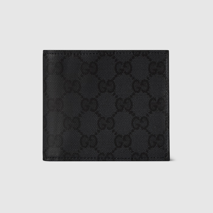 Gucci Essence Classic coin wallet in black GG canvas | GUCCI® ZA