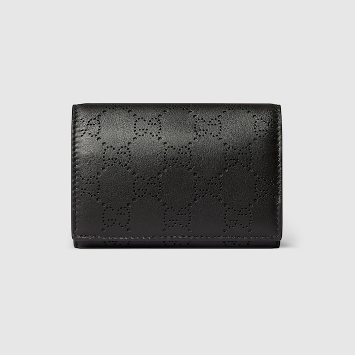 未使用級✨ GUCCI ドリアン GG シボ革 カードケース 近代 ブラック グッチ アリア〕カードケース ・ブラック GGレザー | GUCCI公式