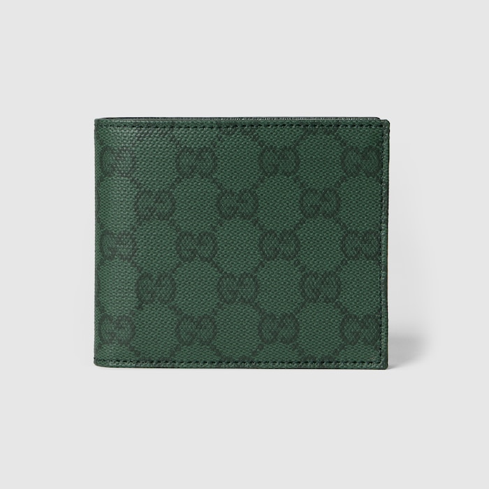 ＧＵＣＣＩ たなか レザー折り財布 メタリックグリーンゴ―ルド 1879.jpg
