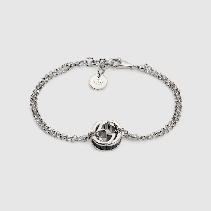 Gucci Interlocking chain bracelet in 925 sterling silver | GUCCI® KW