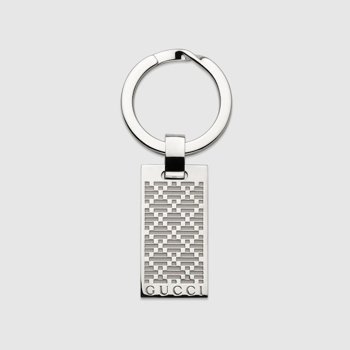 GUCCI キーリング　925 Gucci Diamante keyring in 925 sterling silver | GUCCI® SI