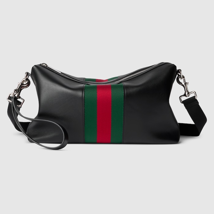 GUCCI★ボディバッグ★ブラック グッチ ジャッキー 1961〕ラージ クロスボディバッグ ・ブラック GG