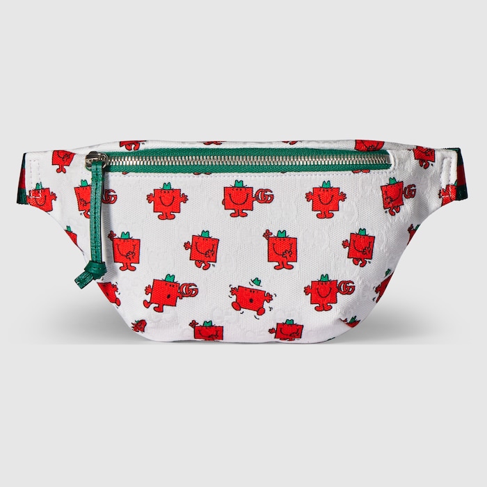 Children's printed GG belt bag in white GG canvas | GUCCI® CA