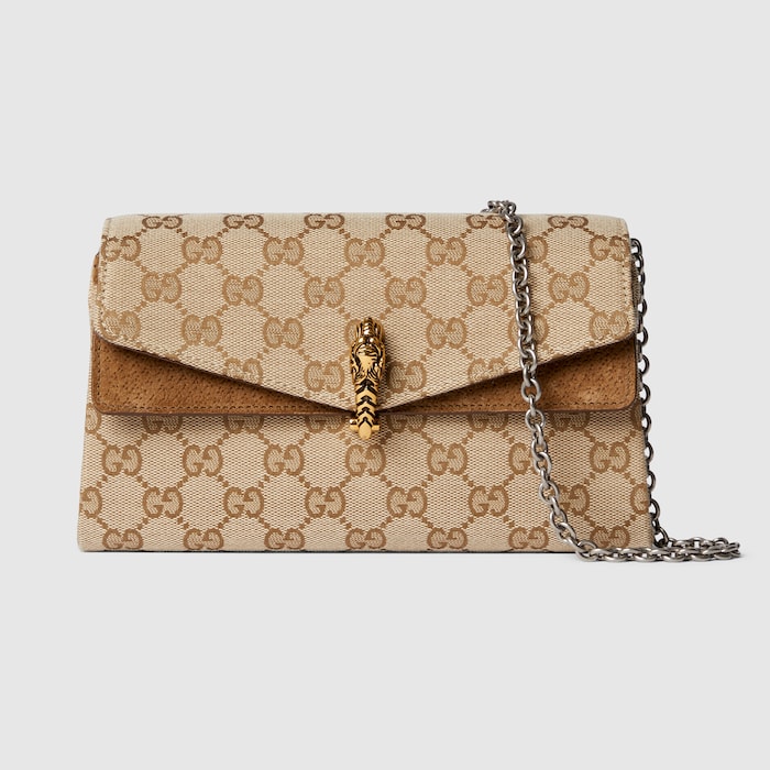 Dionysus small shoulder bag in sand and brown GG canvas | GUCCI® US