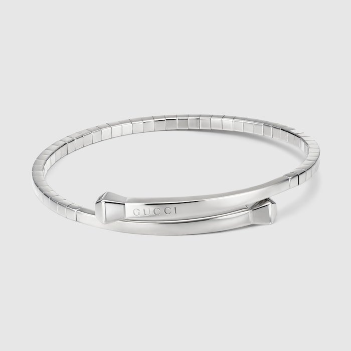 グッチ キオード〕フレキシブル バングル ブレスレット ・スターリング