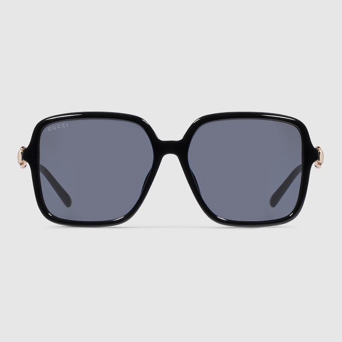 ね*粉様 GUCCI ブラックサングラス サイズ140 バタフライ サングラス（アジアン フィット） ・ブラック | GUCCI公式