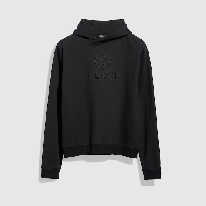 GUCCI　パーカートレーナー　12-18m Cashmere jersey sweatshirt with embroidery in black | GUCCI® ZA