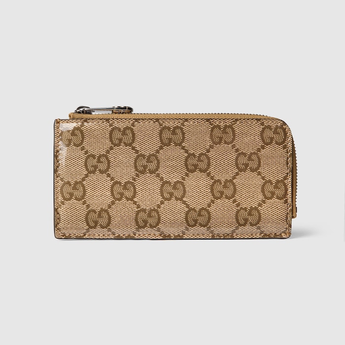 Gucci x 安藤七宝店 日本限定 カードケース ・ベージュ＆ブルー GG