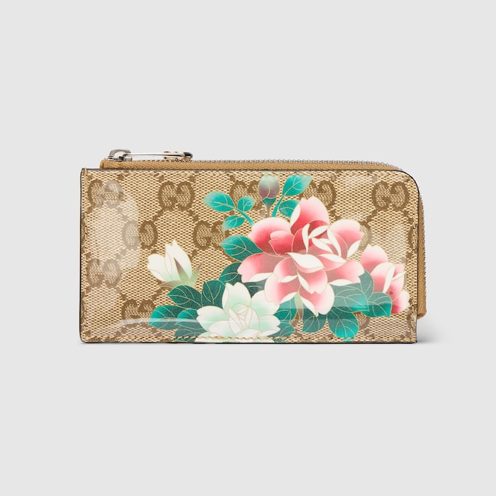 Gucci x 安藤七宝店 日本限定 カードケース ・サンド＆ブラウン GG