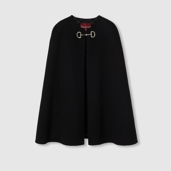 GUCCI 2020SS ケープ付 バイカラー ワンピース 未使用 正規品 805644_ZAQW0_1189_001_100_0000