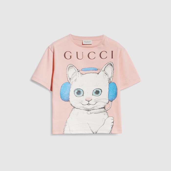 チルドレンズ〕ヒグチユウコ プリント コットン Tシャツ
