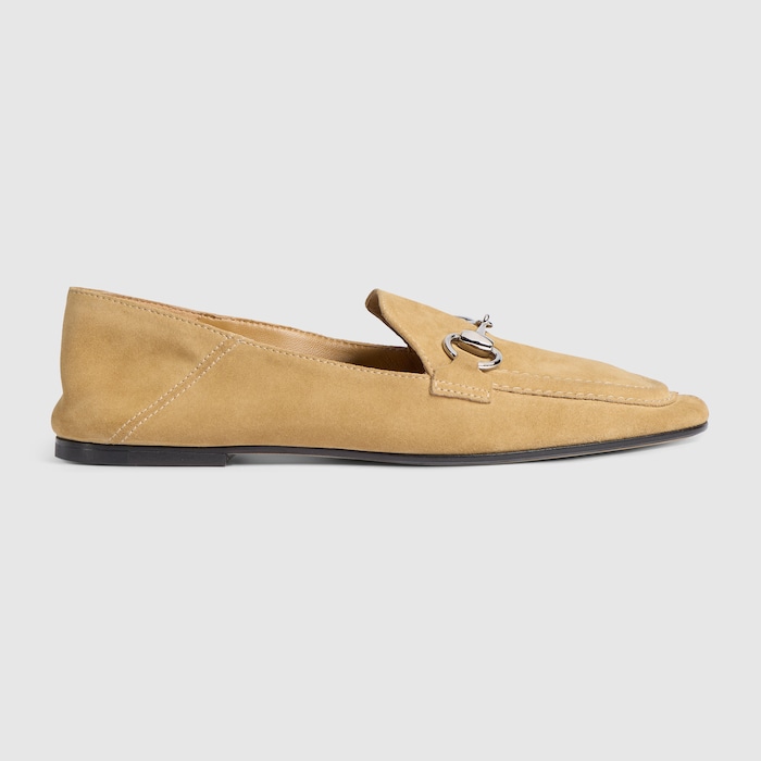 Gucci ベージュ ローファー Women's Jordaan Soft loafer in beige suede | GUCCI® US