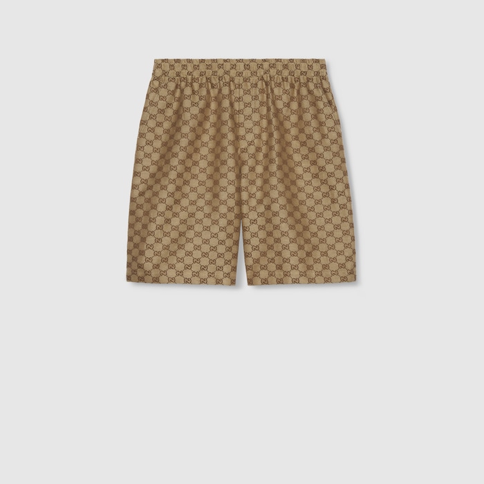 グッチ メンズ ウェアGGスプリーム リネン ショートパンツ | GUCCI® JP