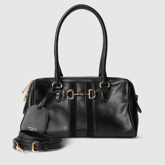 抹*)様 GUCCI グッチ ボストンバッグ オールレザー 黒 ブラック 抹*)様 GUCCI グッチ ボストンバッグ オールレザー 黒 ブラック GUCCI