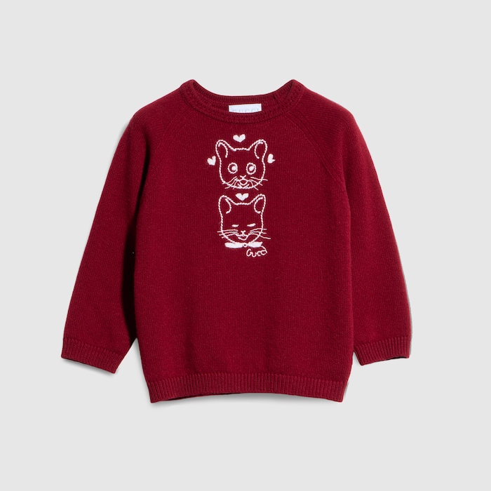 チルドレンズ〕ヒグチユウコ ウール トップ ・レッド | GUCCI公式