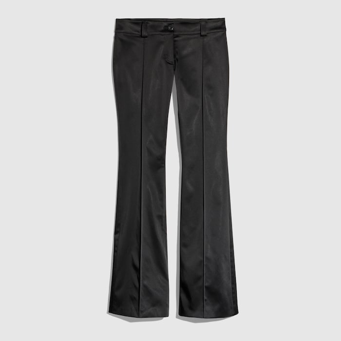 ストレッチアセテート ダッチェスパンツ ・ブラック | GUCCI公式
