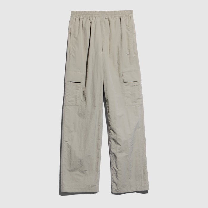 Froissé nylon faille cargo pants in beige | GUCCI® US