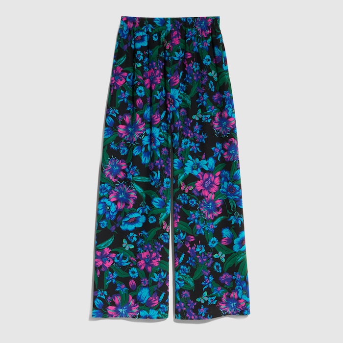 Printed silk leisure pants in multicolor | GUCCI® US