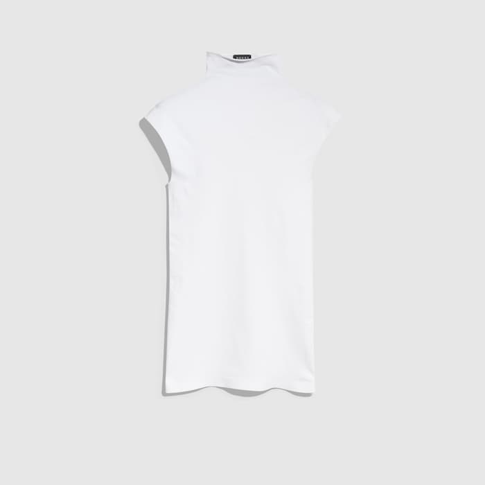 Seamless stretch nylon jersey tank top in white | GUCCI® SI