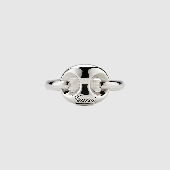 Gucci Marina Chain ring in 925 sterling silver | GUCCI® US