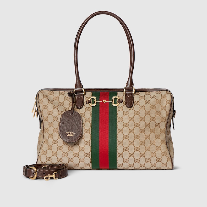 GUCCI GGプラス ボストンバッグ ハンドバッグ　※内部全体にダメージあり 866734_FAFV9_9653_001_100_0000