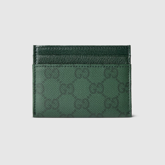 GUCCI GGパターン iPhone13用ケース☆化粧箱付☆ Gucci Essence Classic card case in dark green GG canvas | GUCCI® US