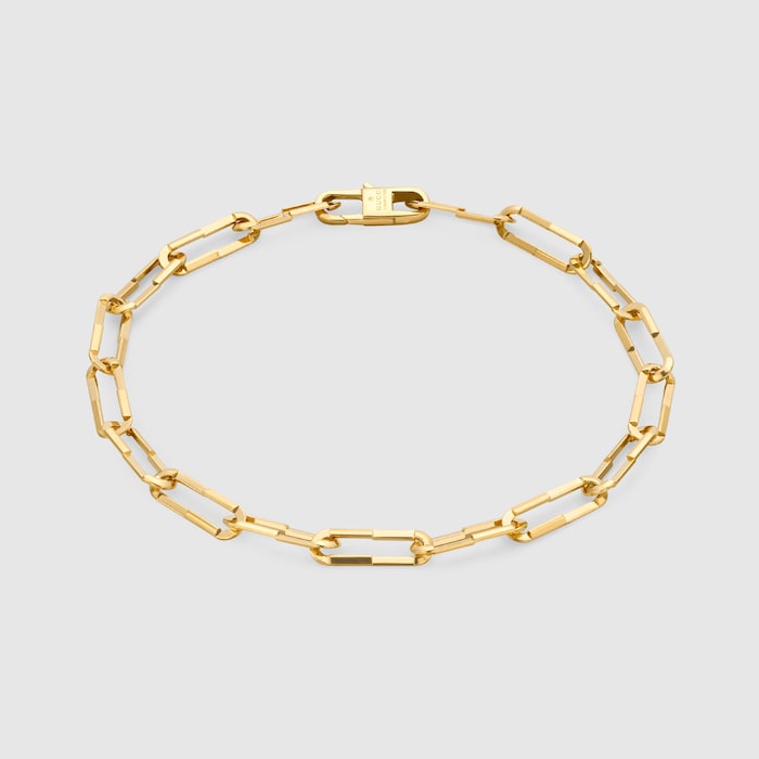Gucci Link to Love 18k bracelet in 18k yellow gold | GUCCI® US