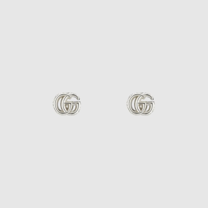GUCCI スターリングシルバー（純銀）ピアス made in Italy ダブルG ピアス ・スターリングシルバー | GUCCI公式