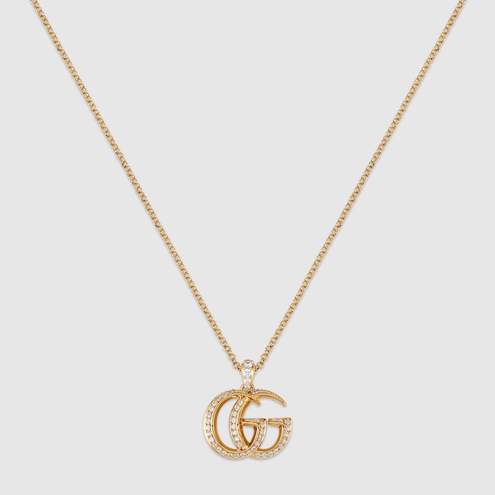 ダブルG ペンダント ネックレス ・ゴールドトーン ブラス | GUCCI公式