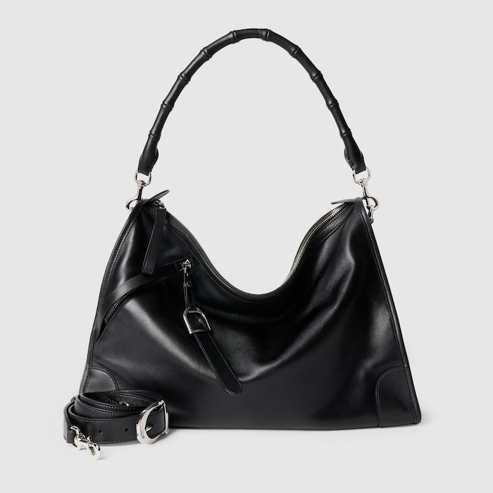 スモール ショルダーバッグ ・ブラック レザー | GUCCI公式 スモール ショルダーバッグ ・ブラック レザー | GUCCI公式
